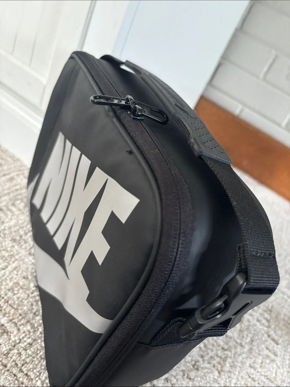 Nike Black Lunch Bag with Silver Logo